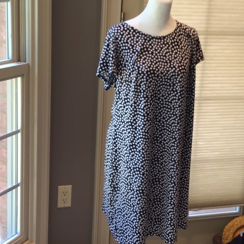 Polka dot dress.